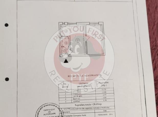 Cora Pantelimon | Apartament 2 camere | 30mp | Semidecomandat | B9729